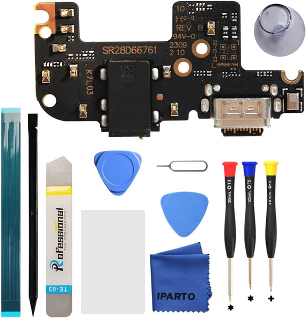 Charging Port Replacement Kit for Motorola Moto G Stylus 5G 2023, USB Flex Dock Connector