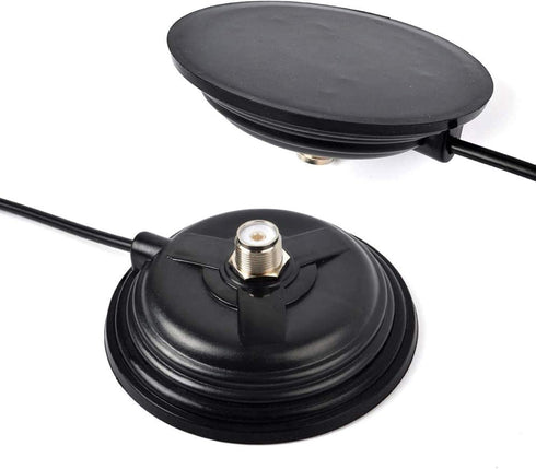Retevis Magnetic Antenna Mount Base with 5M Coaxial Cable for CB Radio Car Bus Mobile Transceiver
