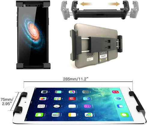 Lycan Series Tablet Smartphone Holder with 1" Rubber Coating Ball for iPad Pro, iPhone, Galaxy Tab