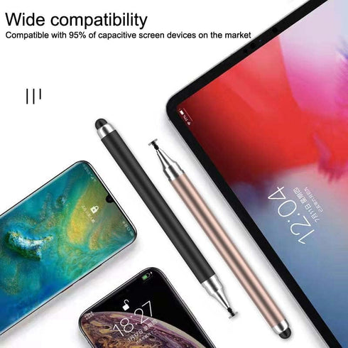 Capacitive Stylus Pens for Touch Screens - 2 in 1 Universal Stylus Pen for iPad, iPhone, Tablets, Samsung Galaxy (2