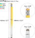 MECCANIXITY 4pcs Stylus Pens for Touch Screens Rubber & Fiber Dual Tips Capacitive Stylus Universal Tablet Pen Sensitivity Precision, Gradient