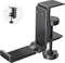 Foldable Aluminum Headphone Stand Hanger with Cable Organizer, Non-Slip Desk Hook for Universal Headphone Mount