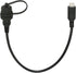 CERRXIAN 30cm USB Type C 2.0 Waterproof Extension Cable for Car, Boat, Motorcycle, Truck Dash (USB-C)