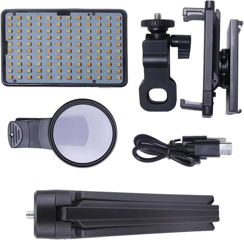 TAIDU 120 52mm LED Tattoo Light Kit, with Cpl, Tripod Light, Double Clamp, Tattoo Equipment and Supplies, foriktok