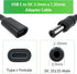 Varbmt 2Pack 15W 5V 3.5mm 1.35mm 3.28Ft PD USB C to DC x Adapter Cable, Type C Female to DC Power Charger Converter