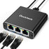 dockteck Ethernet Splitter 1 to 3 1000Mbps, Internet Cable Splitter 1 in 3