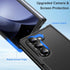 Samsung Galaxy Z Fold 6 Case, Black Thin Anti-Scratch PC with Camera Frame Protection, Shockproof Design