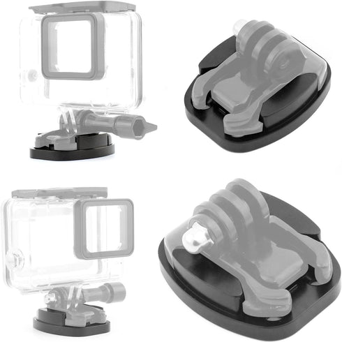 CNC Aluminum Quick Release Tripod Mount with 1/4 Adapter for GoPro Sports Cameras