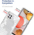 Galaxy A42 5G Phone Case, Tempered-Glass Screen Protector, Cute Clear Mandala Pattern Full Body Cover