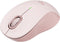 Logitech Signature M550 Wireless Mouse for Small to Medium Hands, 2-Year Battery, Silent Clicks, Bluetooth, Rose