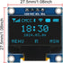 AITRIP 10 0.96 Inch I2C 12864 128x64 SSD1306 Pieces OLED IIC Display Module Pixel Mini Self-Luminous OLED Screen Board