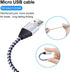 6FT Fast Charger Micro USB Cable & 2.1A Dual Wall Charger for LG Stylo 2/3, G3/G4, K30/K20 Plus, Kindle Fire 7/8/10.