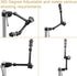 KAGYOKU 11" Articulating Magic Friction Arm with Large Super Crab Clamp Mount Clip Pliers for DSLR Camera Monitor LED