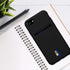 kwmobile Case for Apple iPhone SE (2022), SE (2020), iPhone 8, iPhone 7, Black Soft TPU Phone Cover with Card Holder