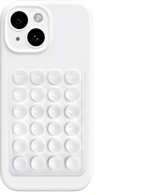 AZXYI Silicone Suction Phone Case Mount, Silicon Adhesive Suction Cup Phone Mount, Non Slip Sticky Phone Grip