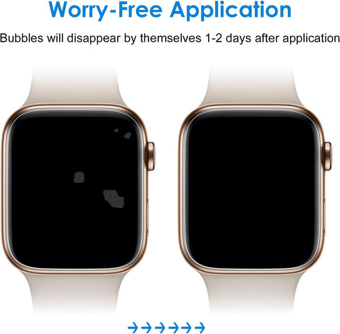 JETech Screen Protector for Apple Watch SE (2022/2020) / Series 6 5 4 - TPU HD Clear Full Coverage, 3-Pack
