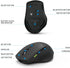 Rapoo Multi-Device Wireless Mouse, Bluetooth 5.0/3.0 + 2.4GHz Optical Mouse with USB Nano Receiver, Ergonomic