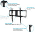 VideoSecu Tilt TV Wall Mount Bracket for Most 23"-85" LCD LED UHD Plasma TVs with Magnetic Stud Finder