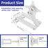 LZVXTYM 14-32 Inch TV Wall Bracket, Full Motion Tilt Rotation Adjustable Wall Mounting TV Stand Extension, Swivel Heavy