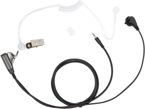 Walkie Talkie Headset for Cobra 1 Pin Acoustic Tube Earpiece with Mic Headsets with PTT Compatible with Cobra Talkabout CXT195 CX112 ACXT1035r ACXT145 ACXT545 PX655 RX385 RX685 Two Way Radio(2 Pack)