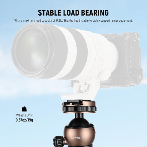 NEEWER Quick Release Plate 38mm Square Arca Type QR Camera Mount Plate for Peak Design Capture V3