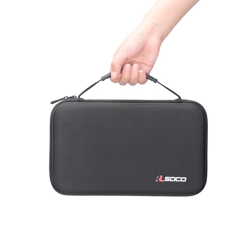 RLSOCO Waterproof Battery Organizer Storage Case, Holds Up to 120+ Batteries: AA AAA C D 9V and More, Case Only, Black