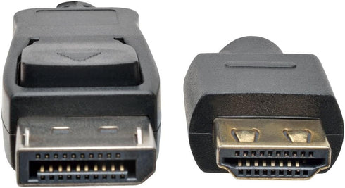 Tripp Lite Active DisplayPort 1.2a to HDMI Adapter Cable M/M 4K 6' with Gripping HDMI Plug (P582-006-HD-V2A)
