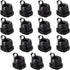 Fielect Round Strain Relief Bush Grommet, Electric Cable Protection Cord Buckle, 15 Pcs, 6N-4