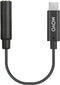 Movo UCMA-1 Female 3.5mm TRS Microphone Adapter Cable to USB Type-C, Compatible with Samsung Galaxy, Pixel, iPad