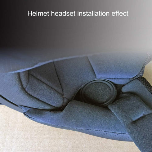 KIMISS BT17 Motorcycle Helmet Bluetooth Headset - Waterproof Stereo Music Headphones for Hands-Free Riding.