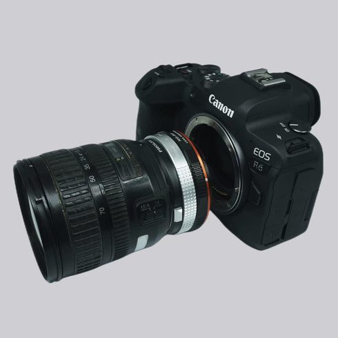 Lens Mount Adapter for Nikkor G/F/AI/AIS/D/AF-S Lens to Canon EOS RF Mount, with Aperture Control Ring