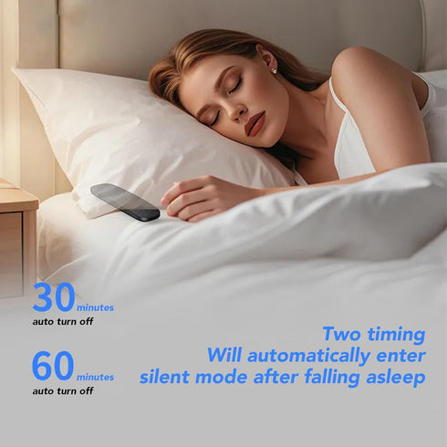 30/60min Diyeeni Portable Bluetooth Pillow Speaker White Noise Machine with Auto Shutoff & Memory Card Playback