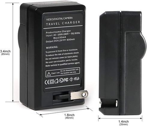 LP-E12 Battery Charger LPE12 LC-E12 for Canon EOS Cameras, Compatible with Rebel SL1, M50, and More