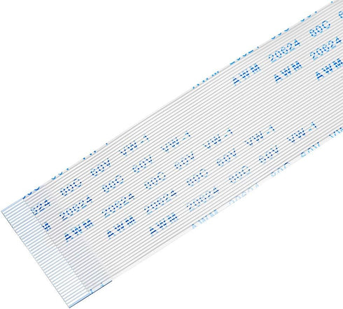 uxcell 40 Pins Flexible Flat Cable, 0.5mm Pitch 150mm FPC FFC Ribbon Cable, 20Pcs (A Type) for LCD TV, DVD Player,