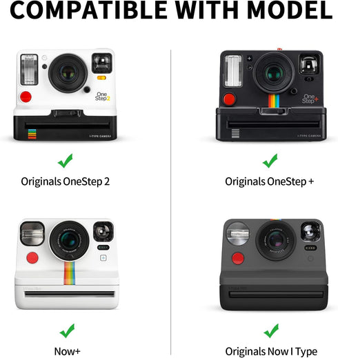 Yinke Case for Polaroid Originals Now+/Onestep 2 VF/Now I-Type/OneStep+ Instant Camera, Hard Protective Cover