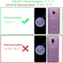Samsung Galaxy S9 Wallet Case - Purple, with Card Slots & Kickstand