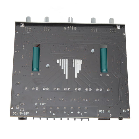 S350H 220Wx2 350W 2.1 Channel Bluetooth Power Amplifier Board, DC 18V-38V with Treble and Bass Control