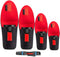 Lens Pouch Set for Canon Nikon Sony Panasonic Pentax Olympus DSLR Camera - Soft Neoprene Travel Case with Cleaning Pen