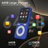 wiwoo 64GB MP3 MP3 128GB(Earbuds Player with Bluetooth,Bluetooth Portable HiFi Lossless Sound Player with Speaker,Voice