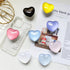 Pink Heart Phone Holder Stand Griptok, Cute Glass, Crystal, Resin, ABS, Acrylic, Epoxy