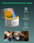 Zepath Charger,8 1.5V 1.2V AA AAA Battery Bays Individual Rechargeable Battery Charger for Lithium Batteries aa