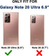 Galaxy Note 20 Ultra Case with Belt Clip Holster, Military Grade Heavy Duty Shockproof Cover, 2 Screen Protectors,