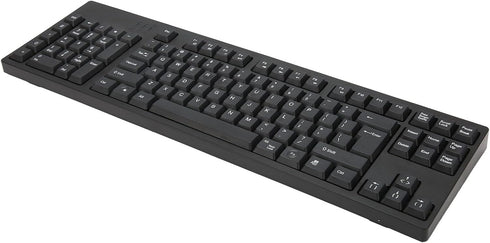Dpofirs Left Handed Keyboard - 109 Keys Micro USB Ergonomic Layout, Plug and Play Office Keyboard for Business