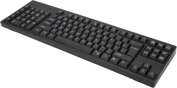 Dpofirs Left Handed Keyboard - 109 Keys Micro USB Ergonomic Layout, Plug and Play Office Keyboard for Business