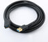 DTECH USB 3.0 Extension Cable, 10ft Type A Male to Female Adapter with Gold Plated Connector, Black, 10 Feet
