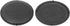 X AUTOHAUX 4pcs 10'' Plastic Audio Speaker Cover Mesh Subwoofer Grill Horn Guard Decorative Circle Grille Protector