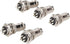 Connector Plugs - 16mm 4 Pin Din Female/Male Aviation Wire Connector Plug, GX16 Metal Chassis Connector Socket (5 Sets)
