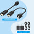 HDSUNWSTD Cat5e Cat6 RJ45 RJ45 2 196ft/60m 1080p HDMI Over Ethernet / Ethernet Cable, Male to Female HDMI to Ethernet