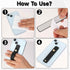 2 Pcs Universal Phone Loop Finger Holder, Portable Grip Strap for Phone Case, Suitable for Most Mobile Phones (Black)