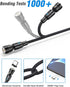 A.S Magnetic Charging Cable, Magnetic Type C Fast Charging Data Sync Cable for Micro USB, USB C, i-Product Smartphones